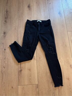 KanCan Black Distressed Skinny Jeans